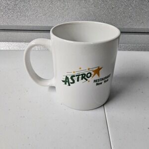 Astro Restaurant New York Coffee Mug‎ White Ceramic 12 oz